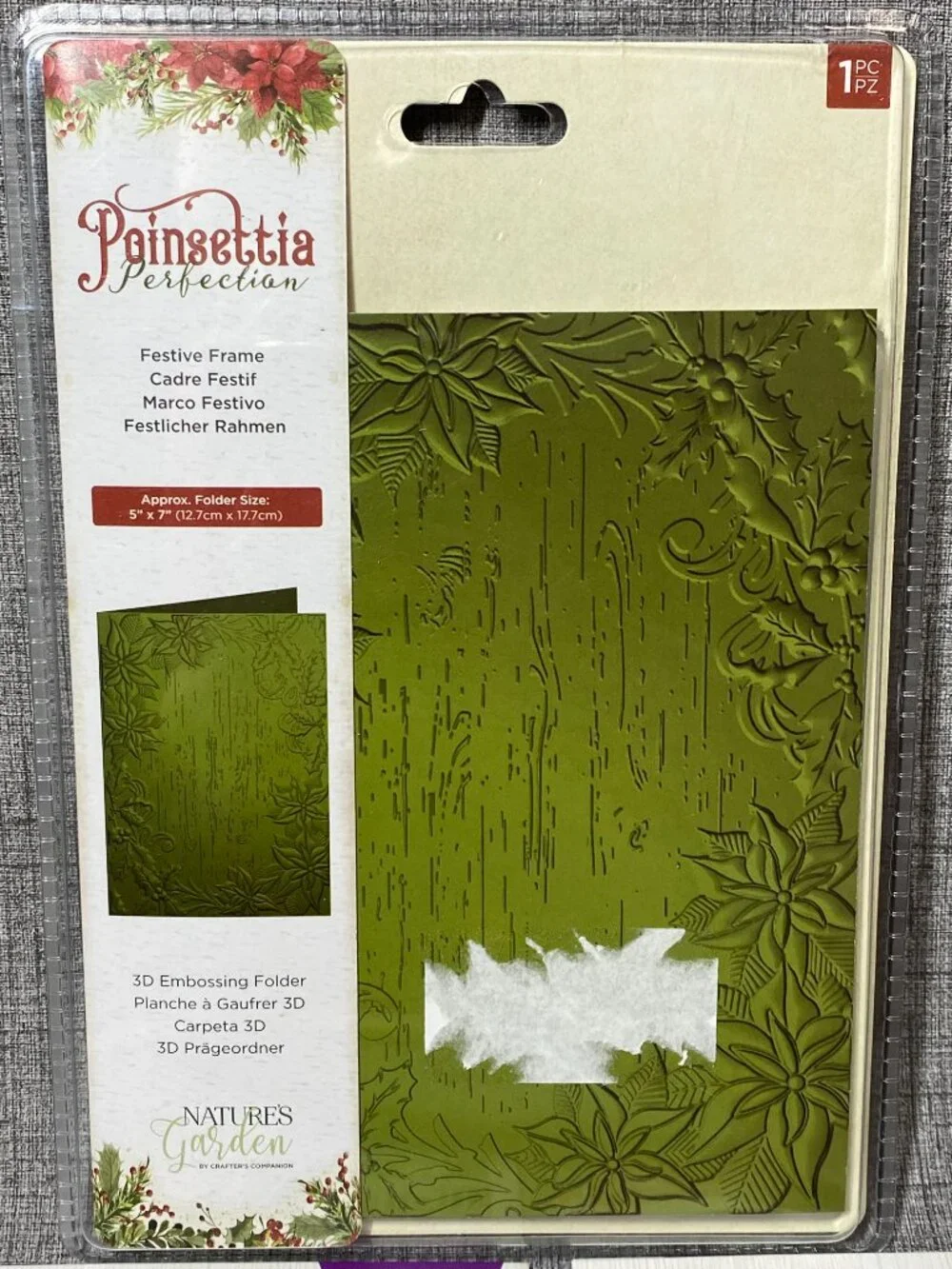NEW Crafters Companion 3pc Lot Sparkling Snowflake & Baubles & Emboss Folder